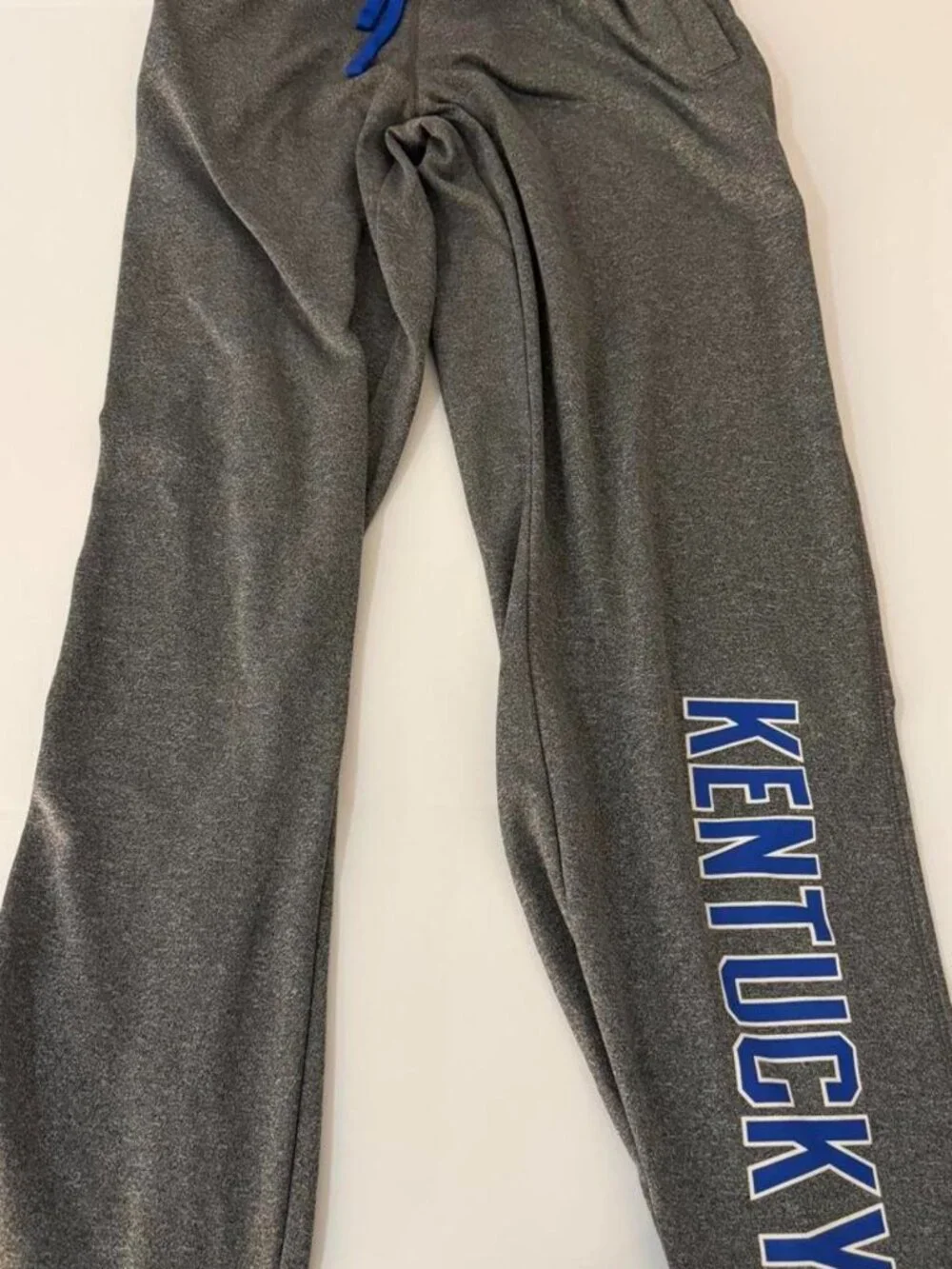 Champion Kentucky Wildcats Fleece Sweatpants Medium Charcoal Gray Excellent**